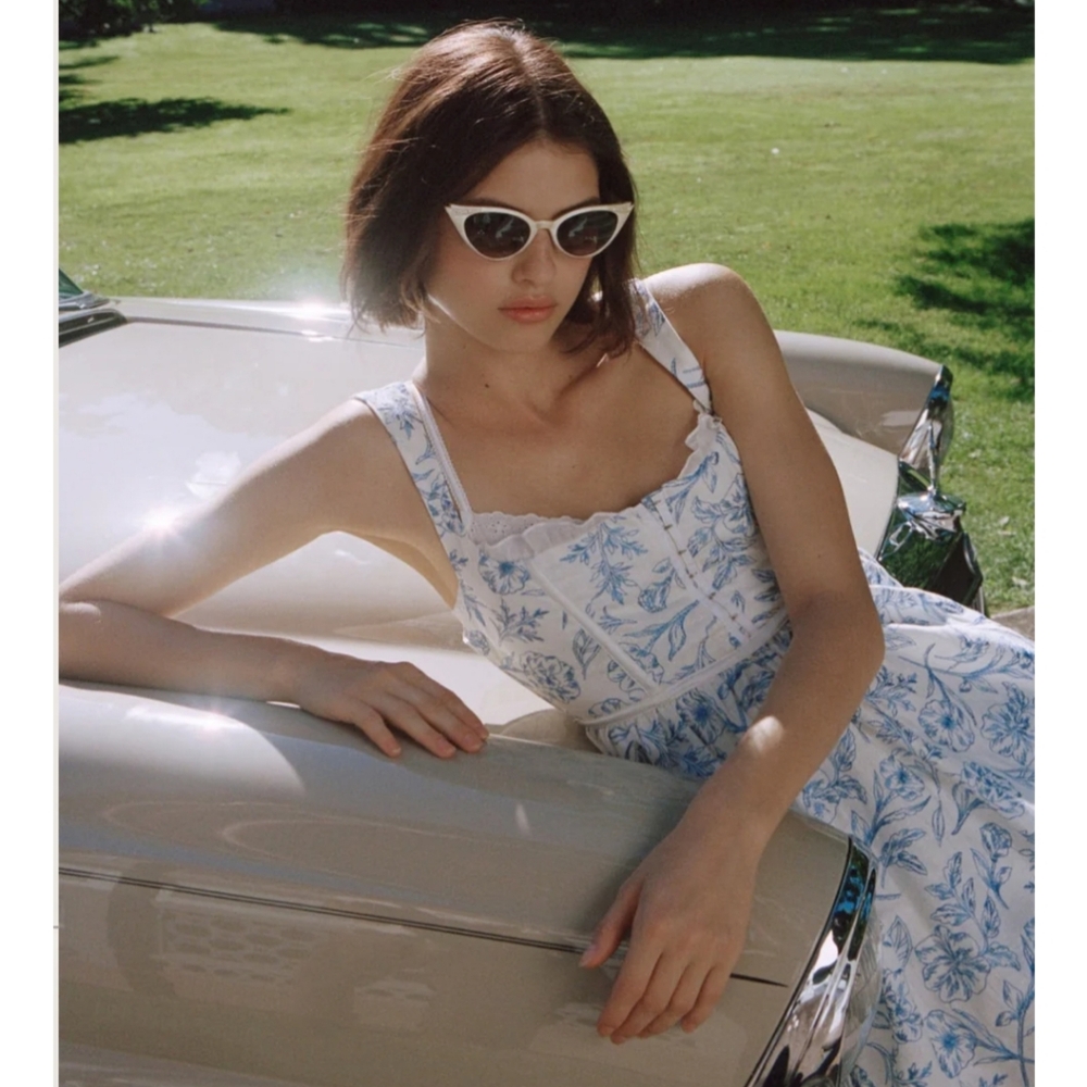 For Love & Lemons Maisie Mini Dress Size XL - Picture 3 of 5